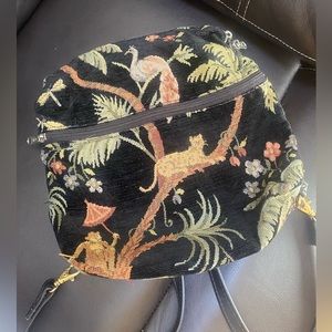 Vintage APbags with tropical embroidery